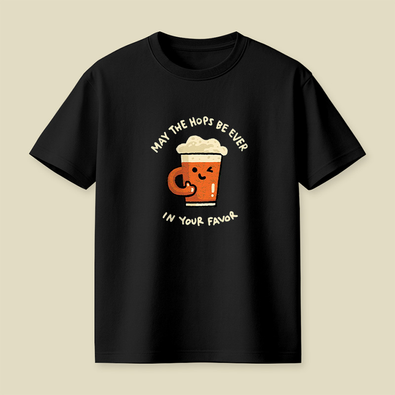 May The Hops Be Ever In Your Favor Beer Mug Playful T-Shirt