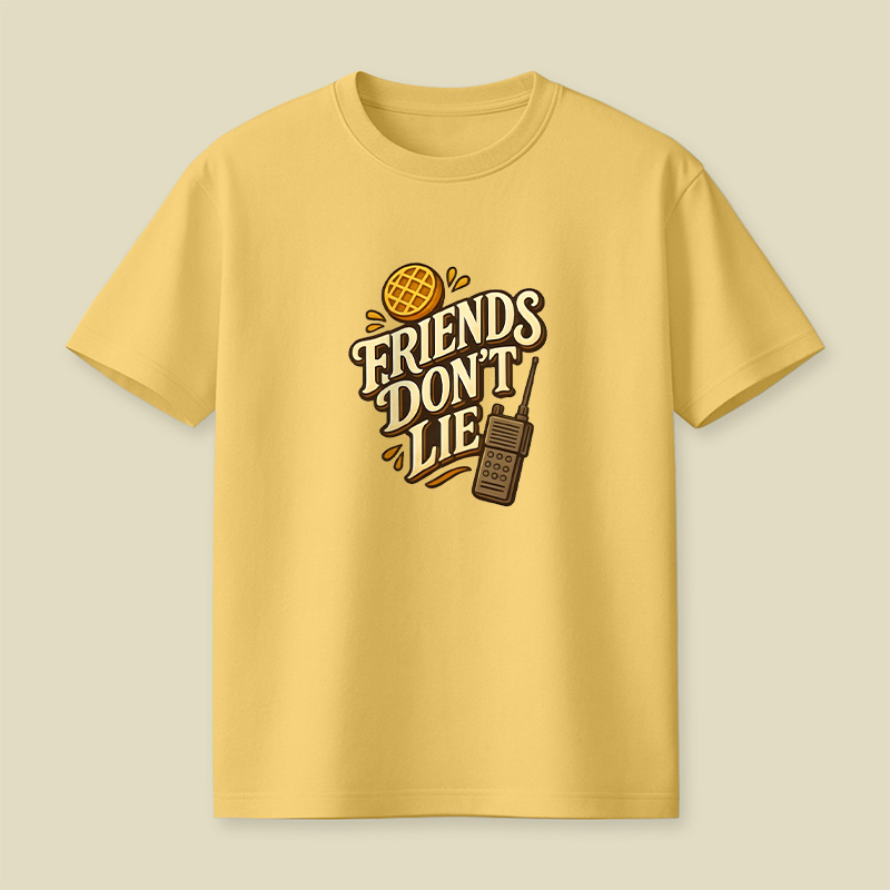 Friends Do Not Lie Stranger Things Playful T-Shirt