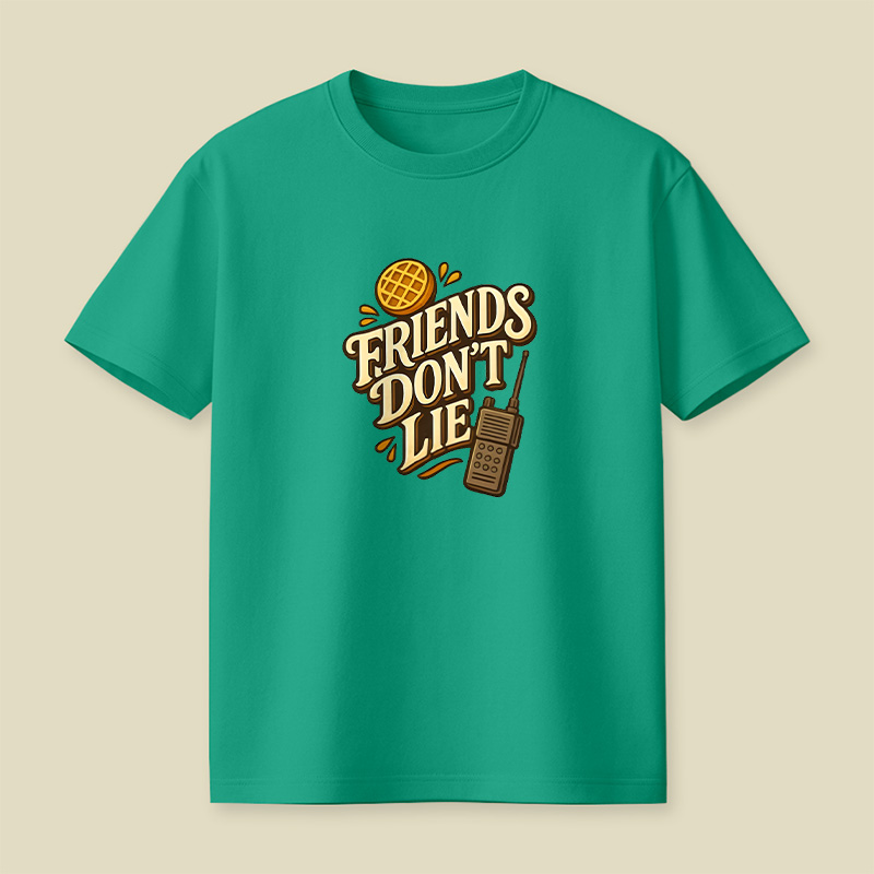 Friends Do Not Lie Stranger Things Playful T-Shirt