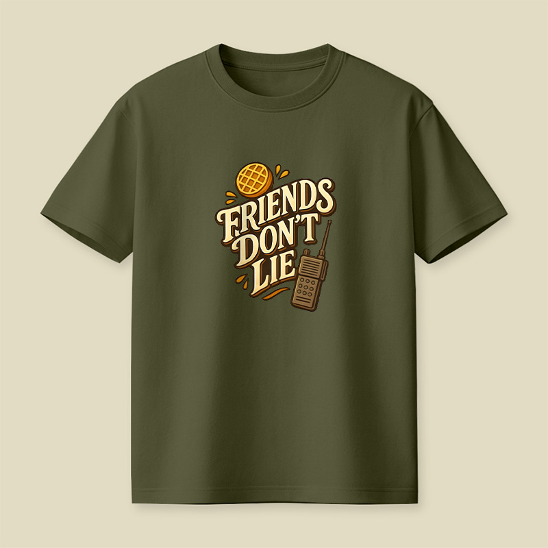 Friends Do Not Lie Stranger Things Playful T-Shirt