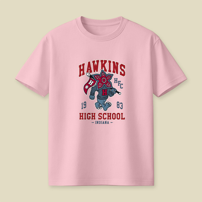 Demogorgon Hawkins High School Mascot Playful T-Shirt