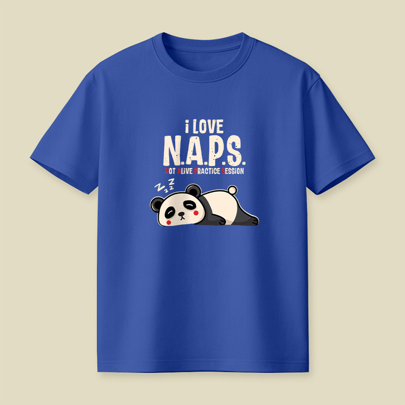 I Love Naps Panda Playful T-Shirt
