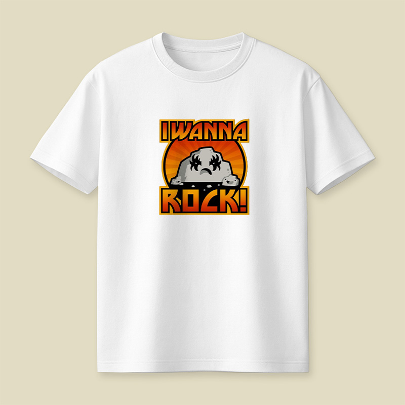 I Wanna Rock Rock Playful T-Shirt