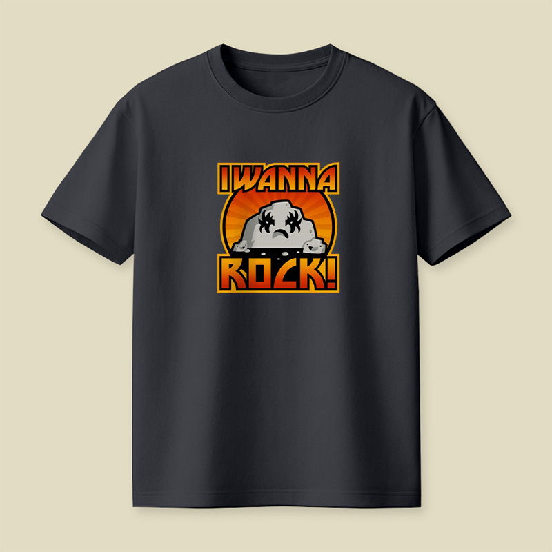 I Wanna Rock Rock Playful T-Shirt