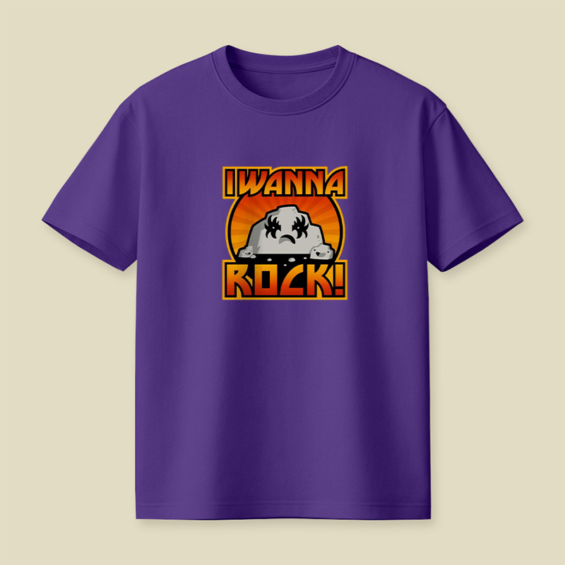 I Wanna Rock Rock Playful T-Shirt