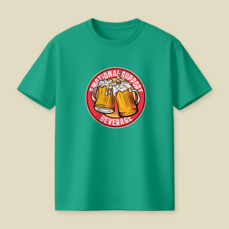 Emotional Support Beer Playful T-Shirt