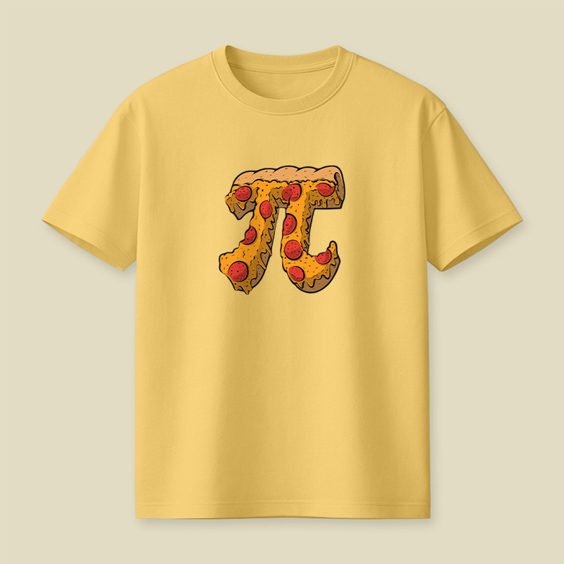 Pizza Pi Math Pun Playful T-Shirt
