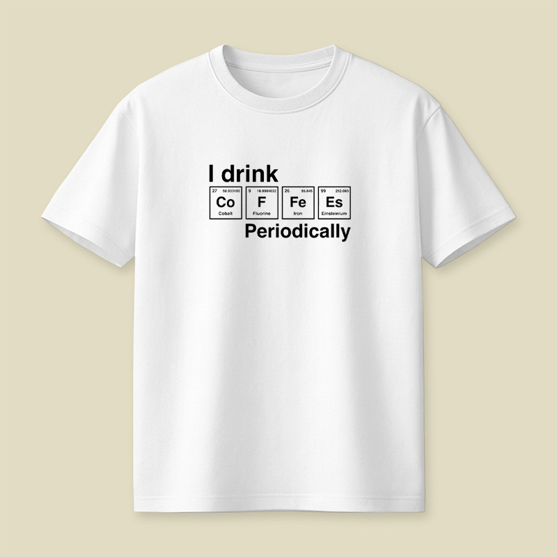 Coffee Elements Pun Playful T-Shirt