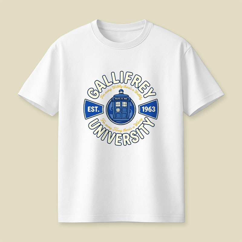 Gallifrey University Playful T-Shirt