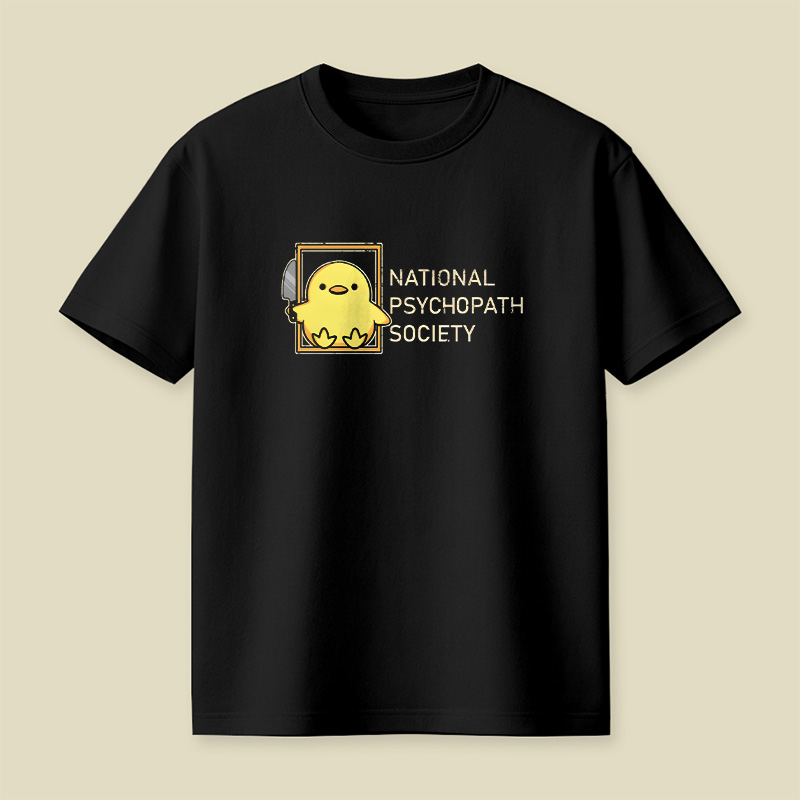 Duck Psychopath Society Playful T-Shirt