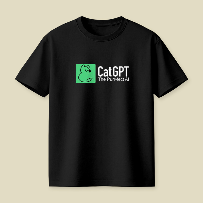 Catgpt The Purr-Fect Ai Playful T-Shirt