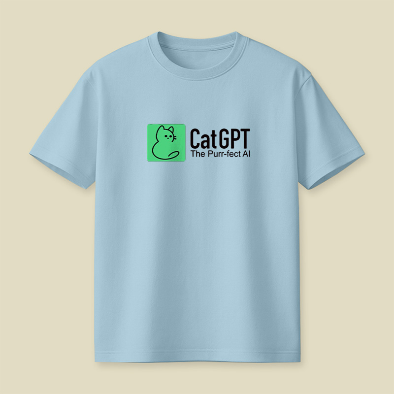 Catgpt The Purr-Fect Ai Playful T-Shirt