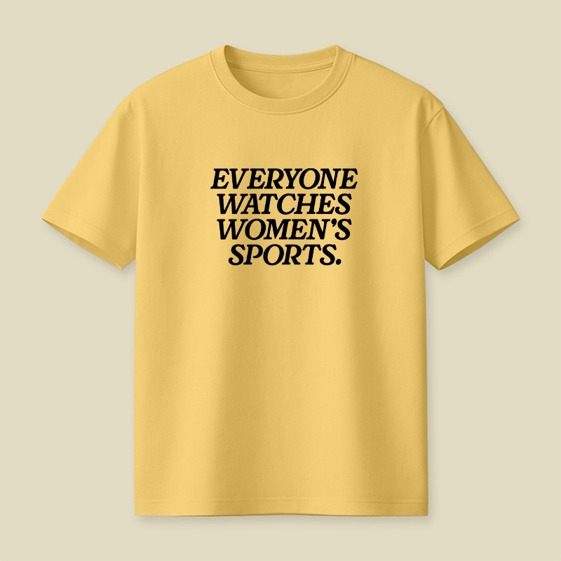 Women Sports Support Playful T-Shirt
