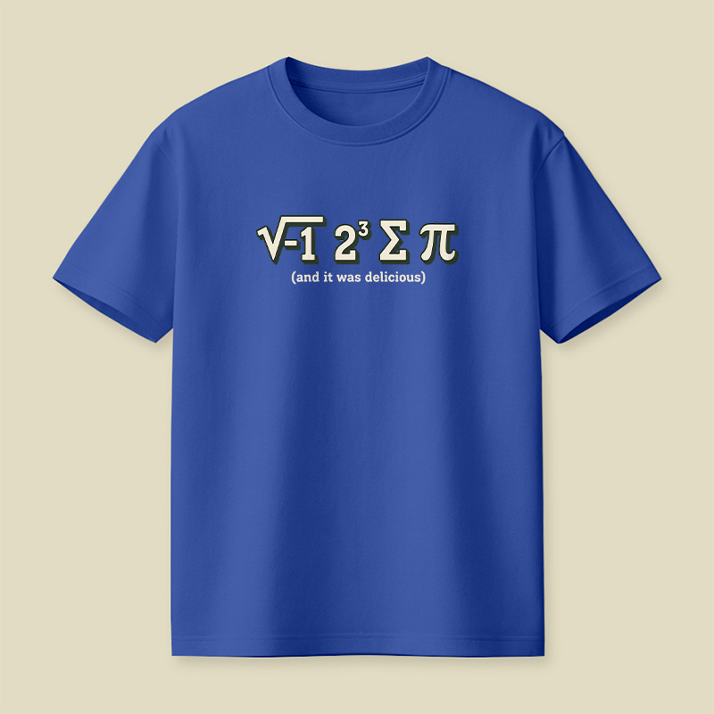 I Ate Some Pie Math Joke Playful T-Shirt