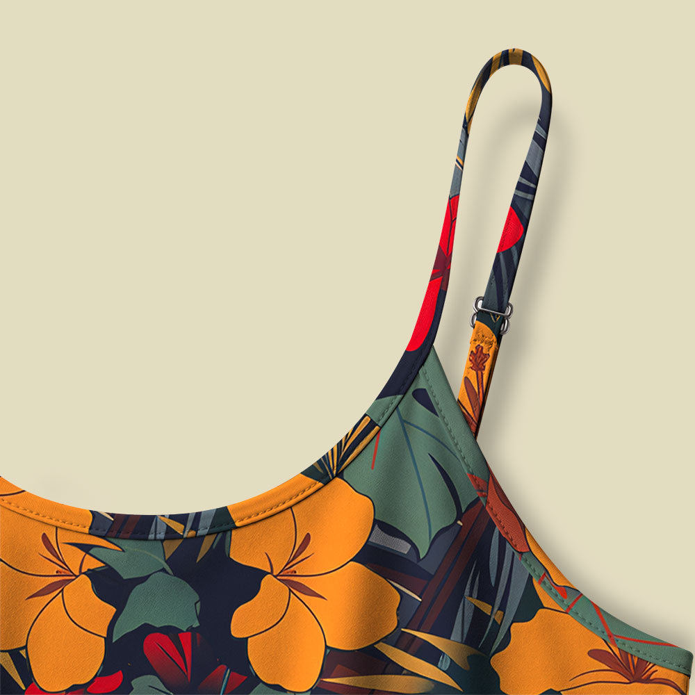 Chewie Flowers and Trees From Camisole Midi Dress