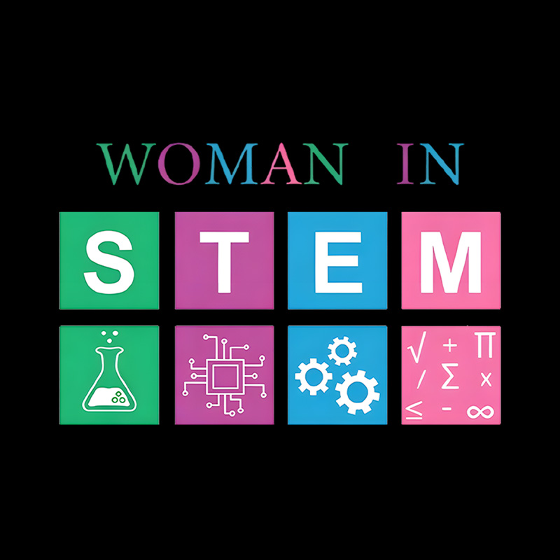 Woman In STEM Playful T-Shirt