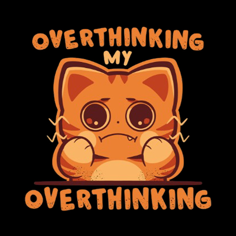 Overthinking Cat Playful T-Shirt