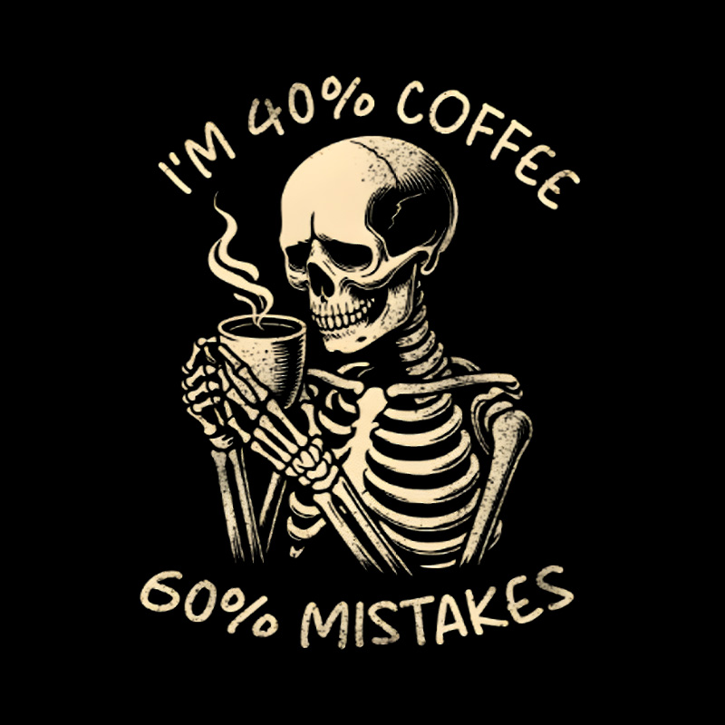 40% Coffee 60% Mistakes Playful T-Shirt
