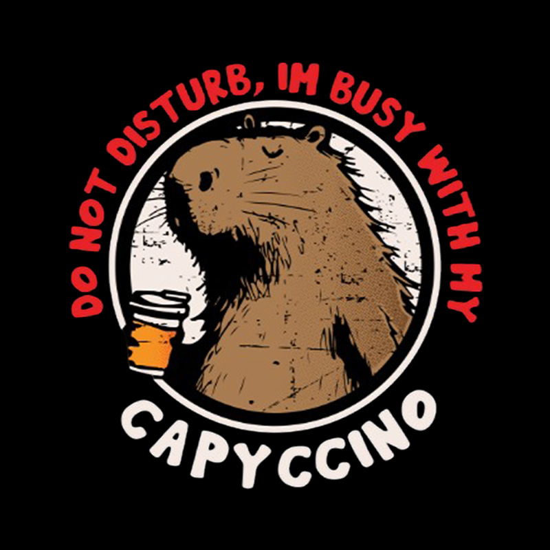Capybara Capyccino Vibes Playful T-Shirt