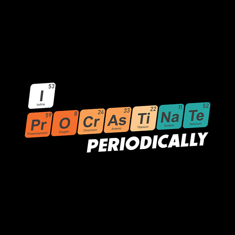 Periodic Table Procrastinate Playful T-Shirt