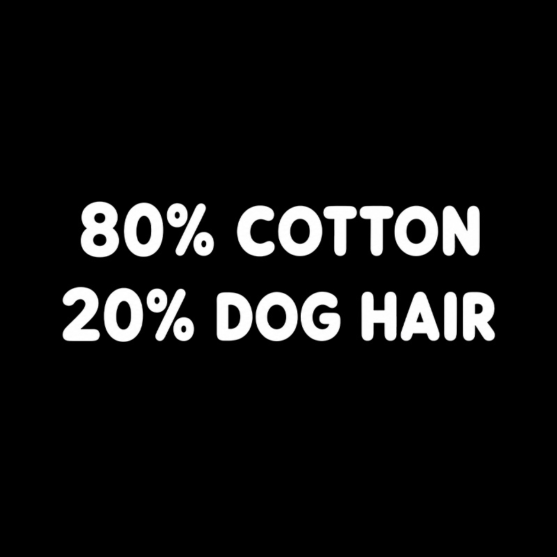 80 Cotton 20 Dog Hair Playful T-Shirt