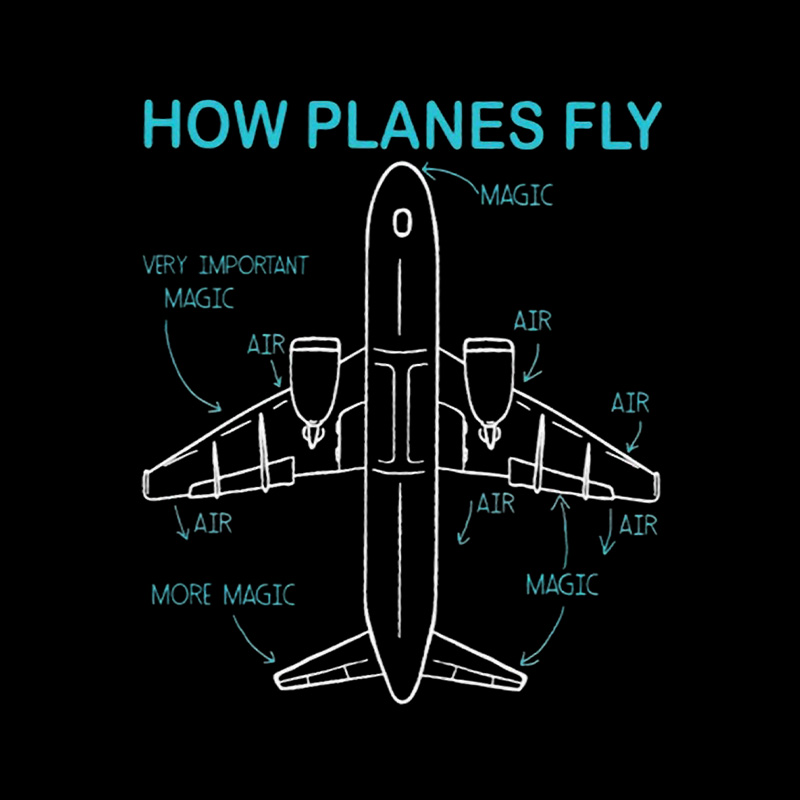How Planes Fly Playful T-Shirt