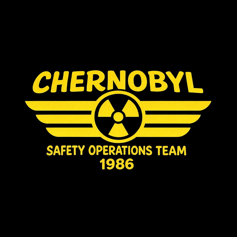 Chernobyl 1986 Safety Operations Team Playful T-Shirt