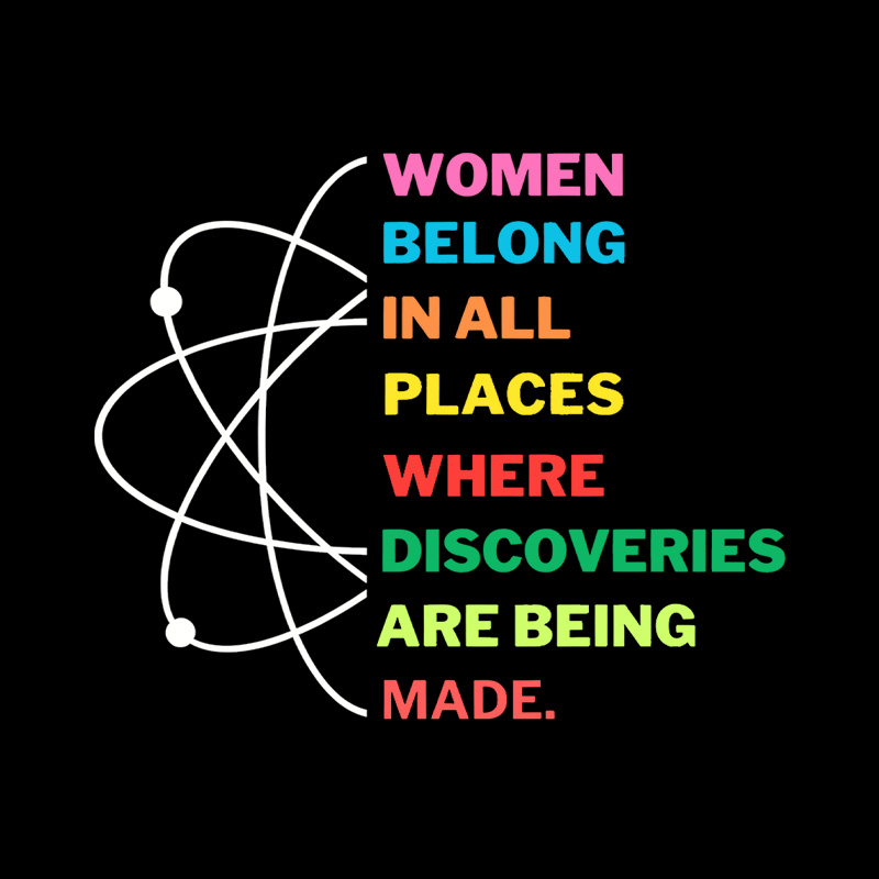 Women Belong In Science Feminist Empowerment Playful T-Shirt