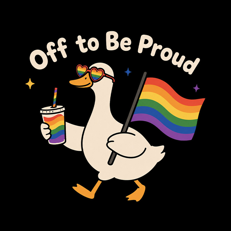 Off To Be Proud Goose Playful T-Shirt