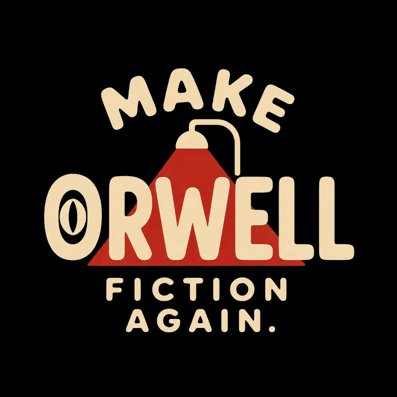 Make Orwell Fiction Again Playful T-Shirt
