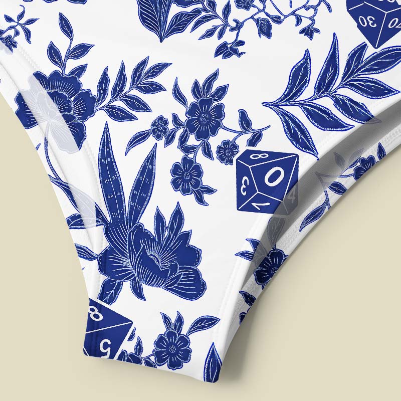 Rolling In Indigo Tummy Control One Piece Swimsuit