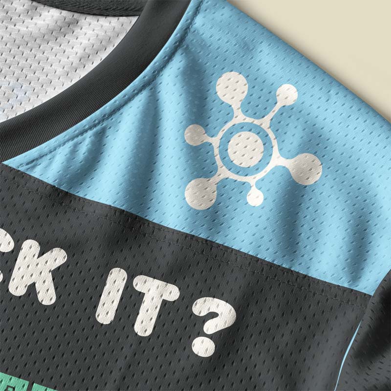 Can I Lick It Periodic Table Blue Playful Mesh Jersey