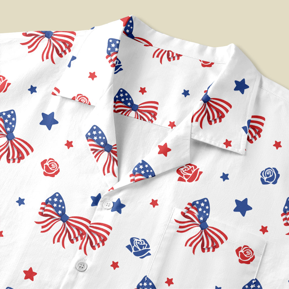 American Bow Button Up Pocket Shirt