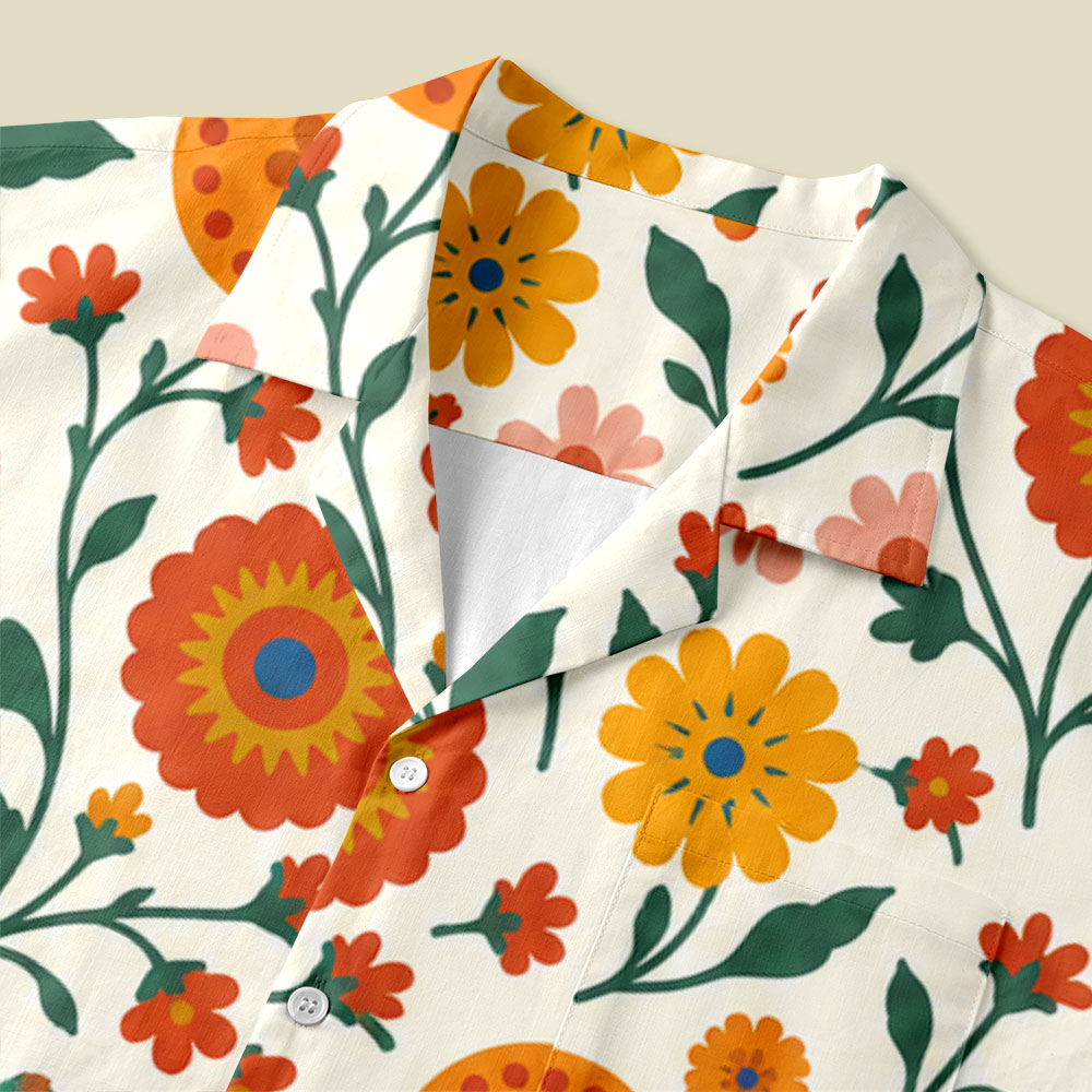 Sunflower Button Up Pocket Shirt