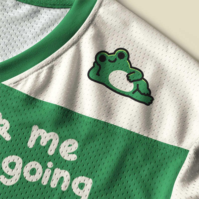 Going Insane Playful Mesh Jersey