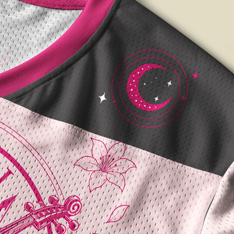 Follow Your Heart Playful Mesh Jersey