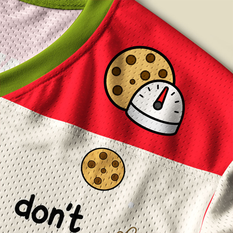 Baking So I Don't Commit Crimes Playful Mesh Jersey