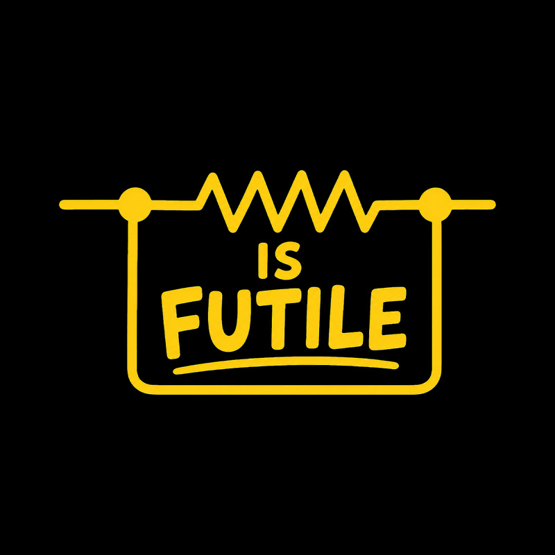 Resistance Is Futile Resistor Playful T-Shirt