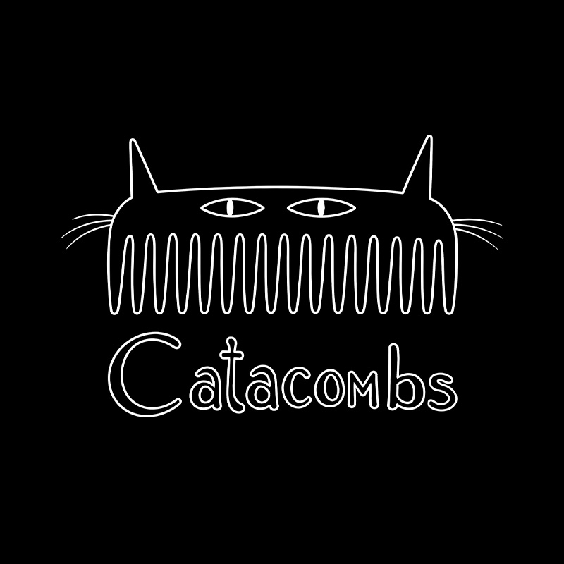 Catacombs Spooky Cat Playful T-Shirt