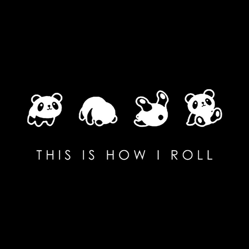 This Is How I Roll Panda Playful T-Shirt