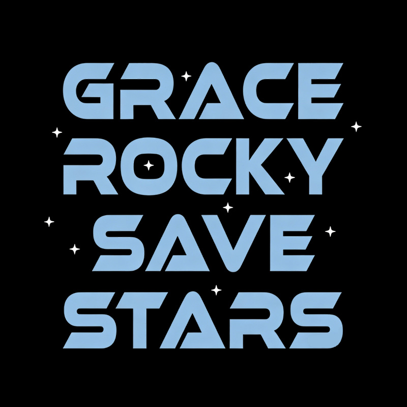 Grace Rocky Save Stars Playful T-Shirt