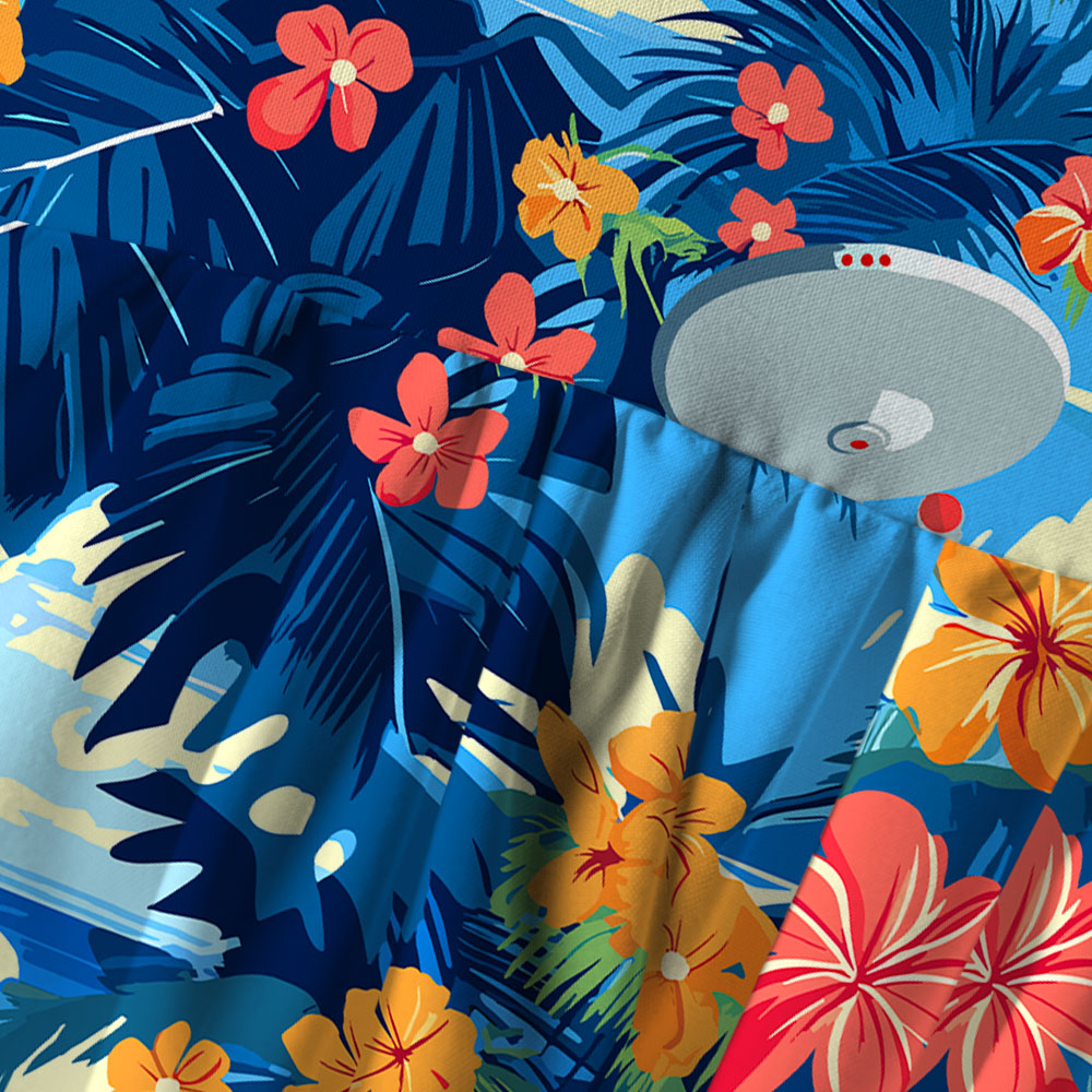 Scifi Spacecraft Camisole Midi Dress