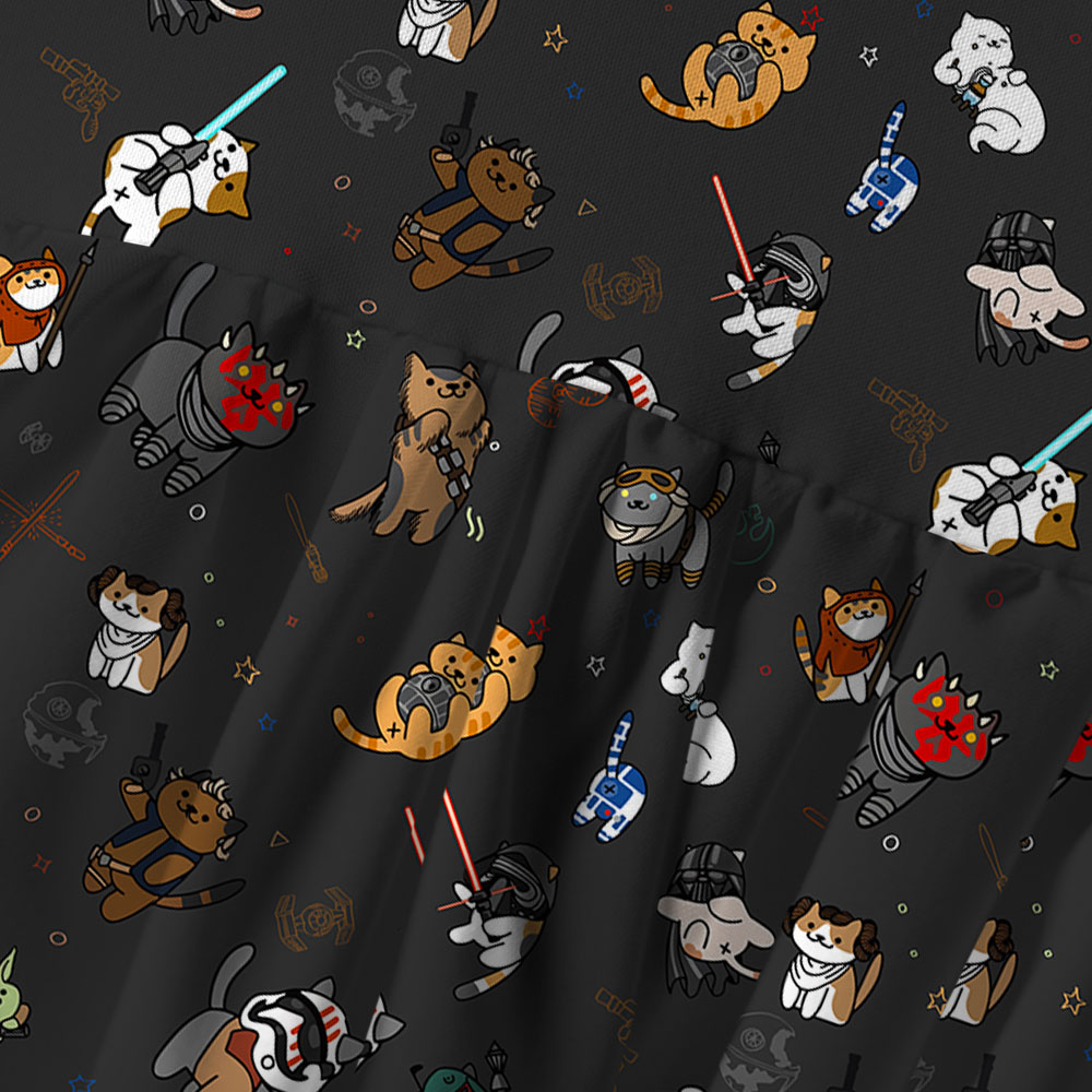 Tie The Fighter Cat Funny Camisole Midi Dress