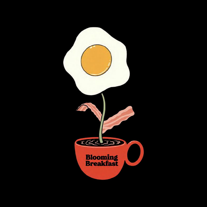Blooming Breakfast Playful T-Shirt