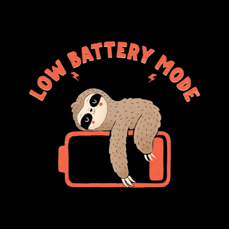 Low Battery Mode Playful T-Shirt
