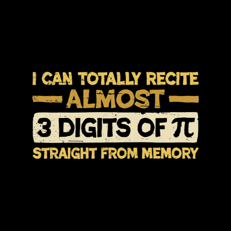 3 Digits Of Pi Playful T-Shirt