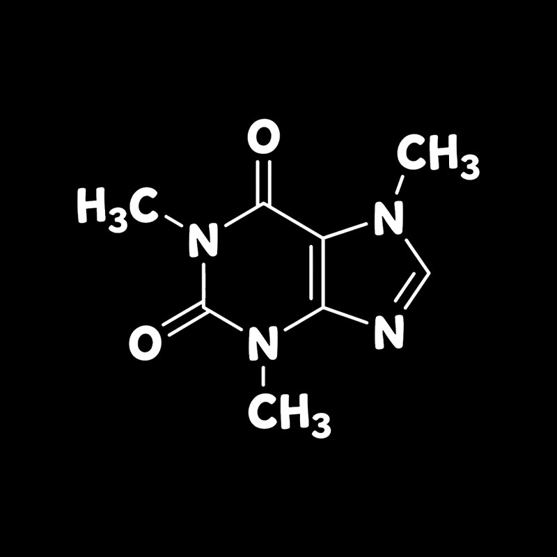 Caffeine Molecular Playful T-Shirt