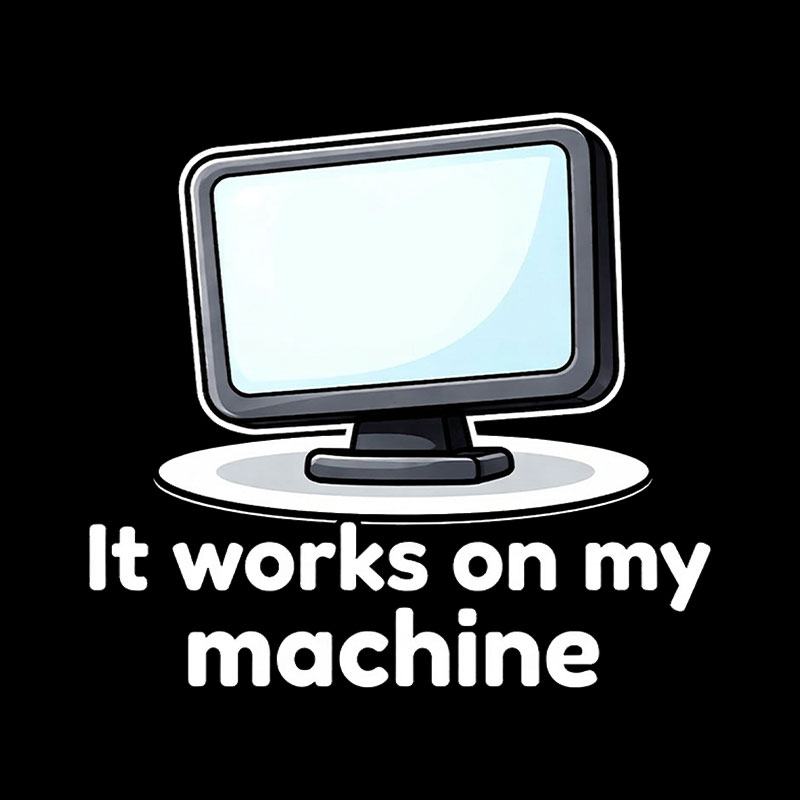 It Works On My Machine Playful T-Shirt