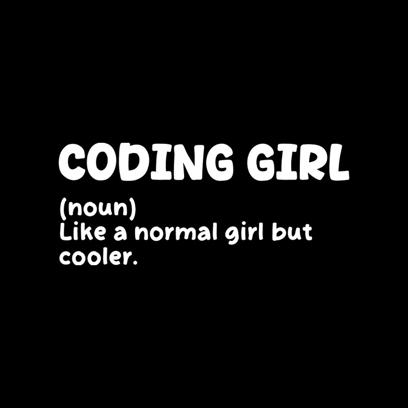 Coding Girl Playful T-Shirt