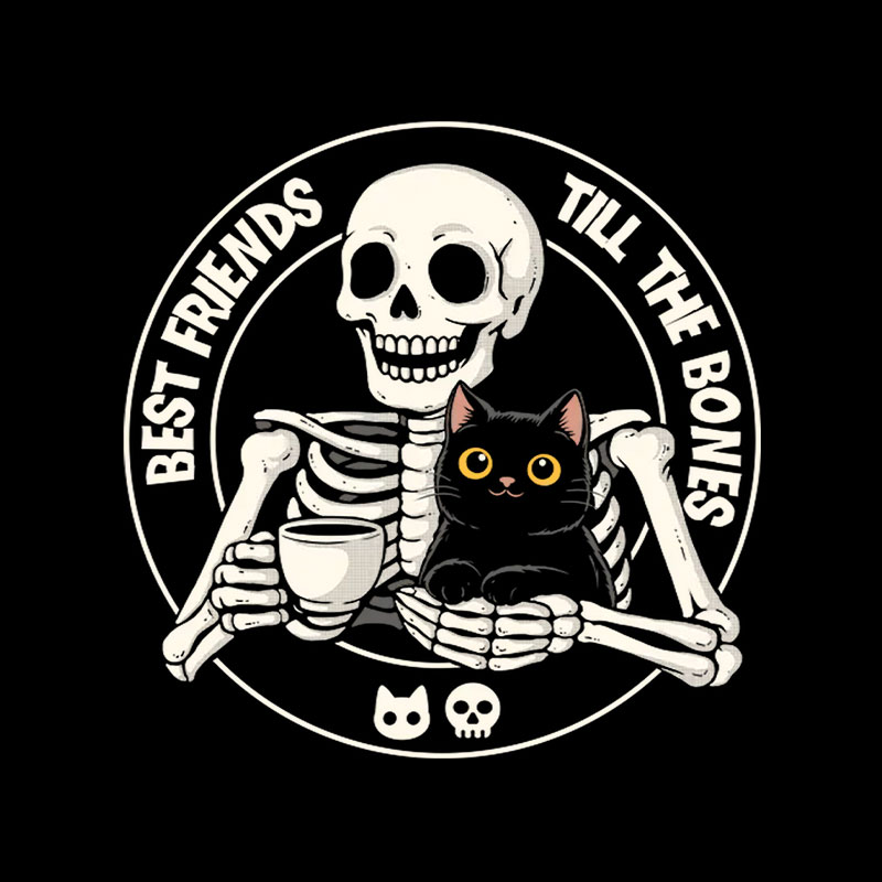 Friends Till Bones Playful T-Shirt